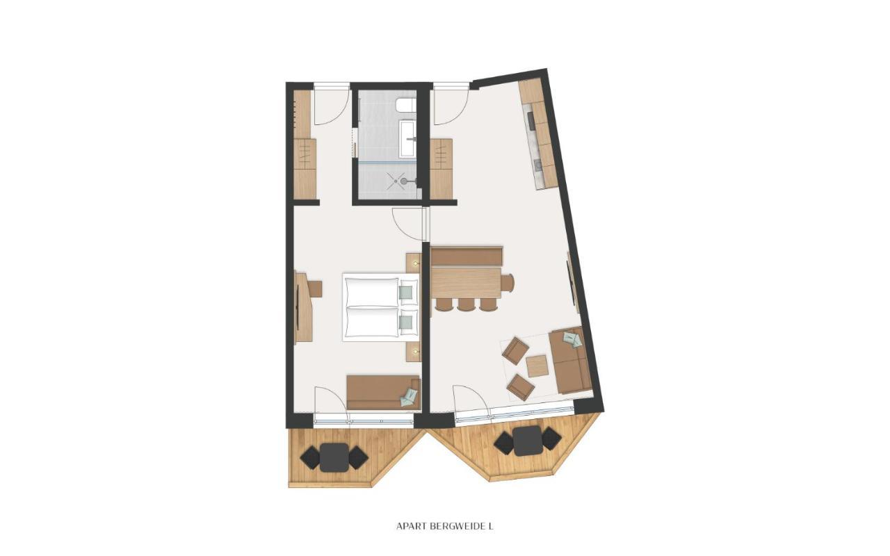Aparthotel Hochland Gmbh 나우더스 외부 사진