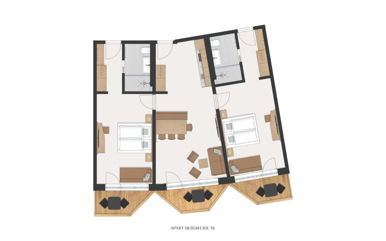 Aparthotel Hochland Gmbh 나우더스 외부 사진